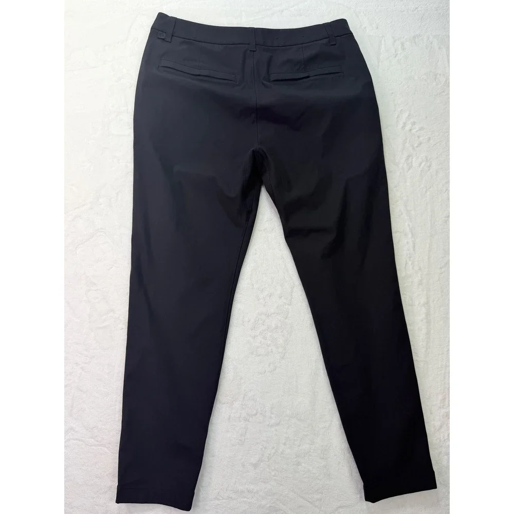 Lululemon Commission Slim-Fit Warpstreme Trousers Black 32
